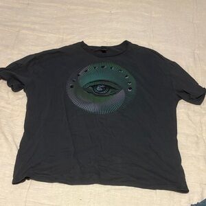 Wild Fable Charcoal Tee with Eye Design
